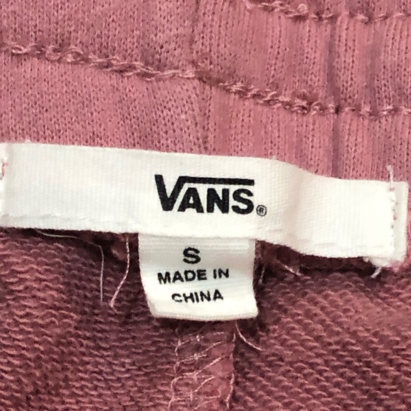Vans Straightened Out French Terry Rose Hi-Rise Short *Size Small* HP⭐️ - Picture 7 of 13